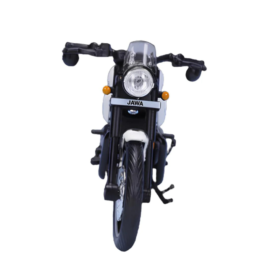 Maisto Jawa 42 Sirius White 1:18 Scale Diecast Motorcycle