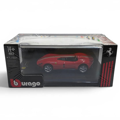 Bburago 1:64 Ferrari Monza SP1 Red Diecast Car