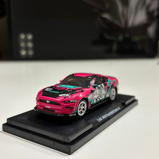 Ford Mustang GT 1:64 Official Die-Cast Scale Model Car by CCA (with Acrylic Box)
