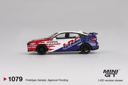 MiniGT 1:64 Honda Civic TYPE R 2024 Pace Car HRC Diecast Model