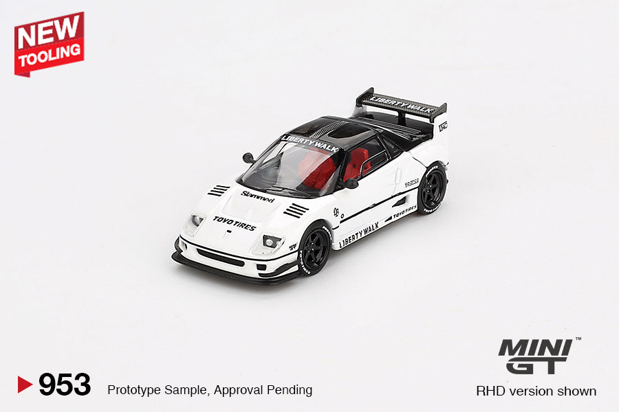 MiniGT 1:64 Mazda AZ-1 Liberty Walk LB40 White 2024 Tokyo Auto Salon Diecast Model