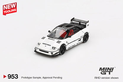 MiniGT 1:64 Mazda AZ-1 Liberty Walk LB40 White 2024 Tokyo Auto Salon Diecast Model