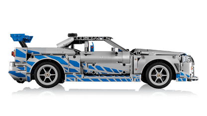 Lego Technic 2 Fast 2 Furious Nissan Skyline GT-R (R34) Race Car Model Kit