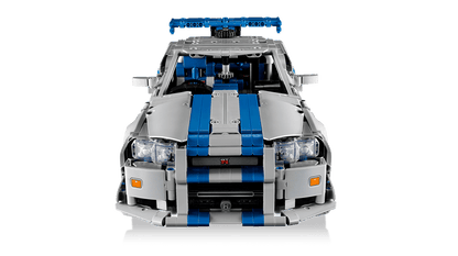 Lego Technic 2 Fast 2 Furious Nissan Skyline GT-R (R34) Race Car Model Kit