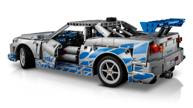 Lego Technic 2 Fast 2 Furious Nissan Skyline GT-R (R34) Race Car Model Kit