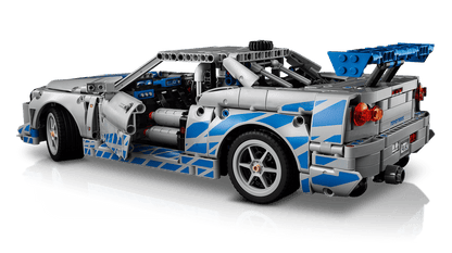 Lego Technic 2 Fast 2 Furious Nissan Skyline GT-R (R34) Race Car Model Kit