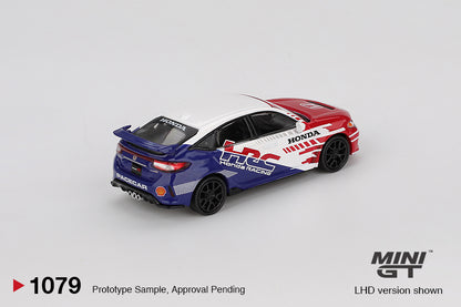MiniGT 1:64 Honda Civic TYPE R 2024 Pace Car HRC Diecast Model