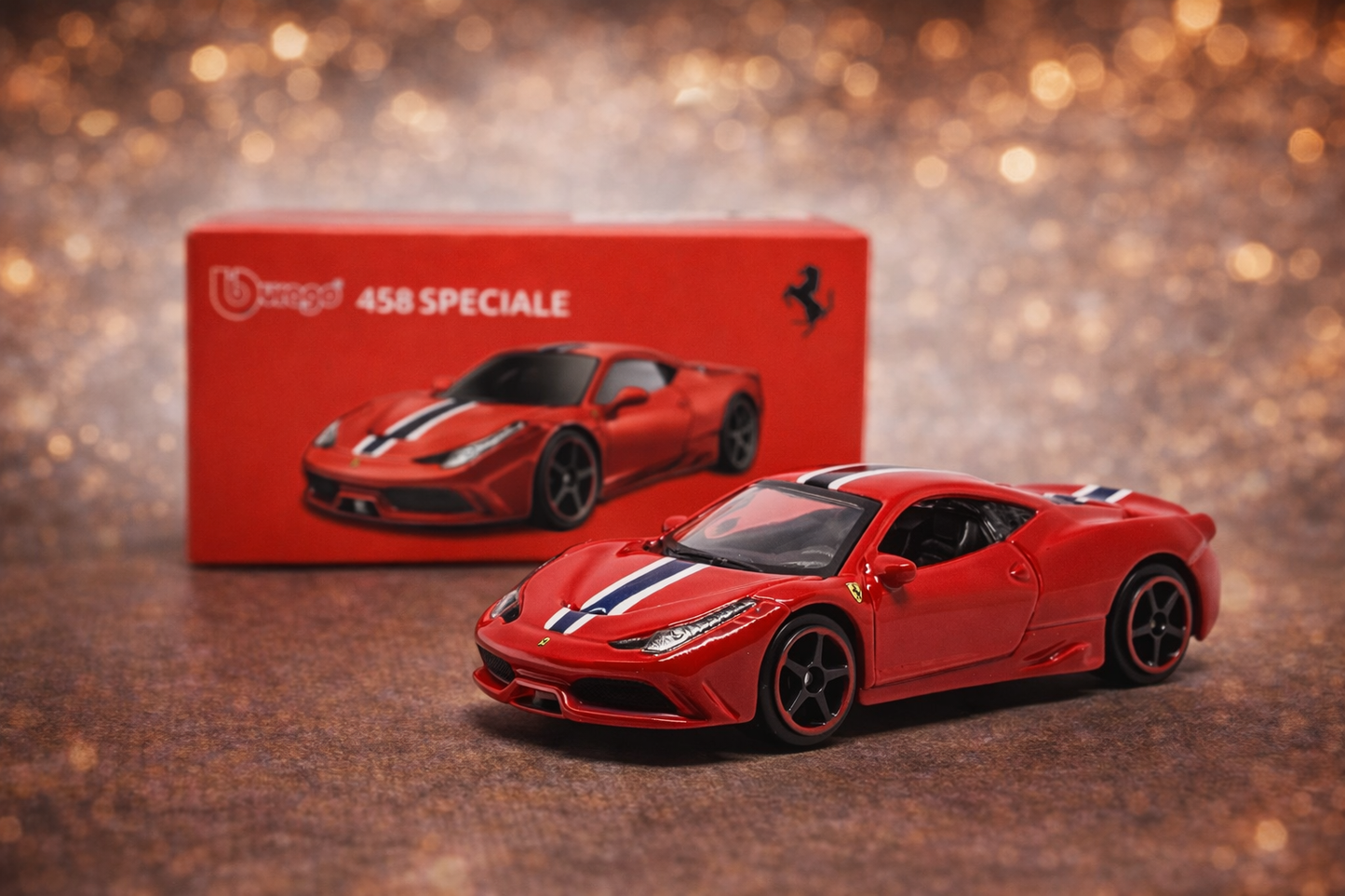 Ferrari 458 Speciale Official 1:64 Scale Model Car by Bburago