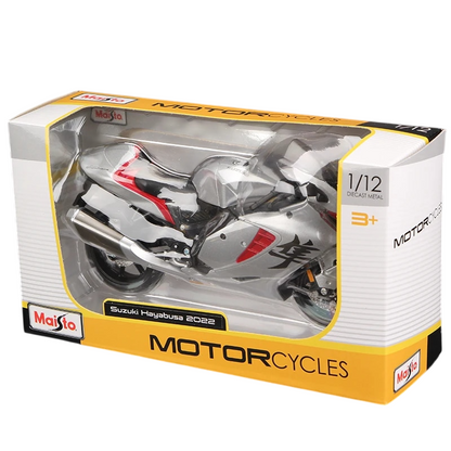 Maisto 1:12 2022 Suzuki Hayabusa Diecast Motorcycle