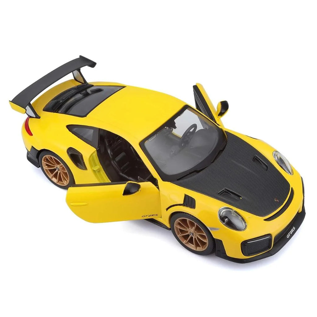 Maisto Porsche 911 GT2 RS Yellow 1:24 Scale Diecast Model