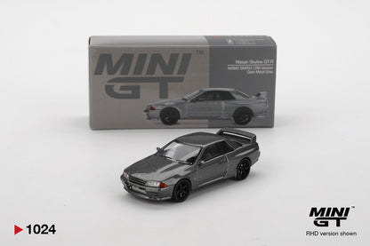 MiniGT 1:64 Nissan Skyline GT-R (NISMO BNR32 CRS Version) Dark Metal Gray Diecast Model