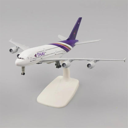 Thai Airways Airbus A380 1:200 Scale Diecast Airplane Model (20cm)