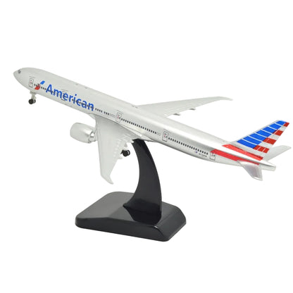 American Airlines Boeing 777 300ER 1:200 Scale Diecast Airplane Model (20cm)