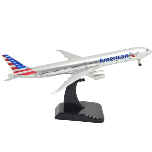 American Airlines Boeing 777 300ER 1:200 Scale Diecast Airplane Model (20cm)