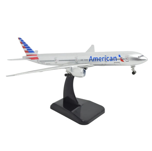 American Airlines Boeing 777 300ER 1:200 Scale Diecast Airplane Model (20cm)
