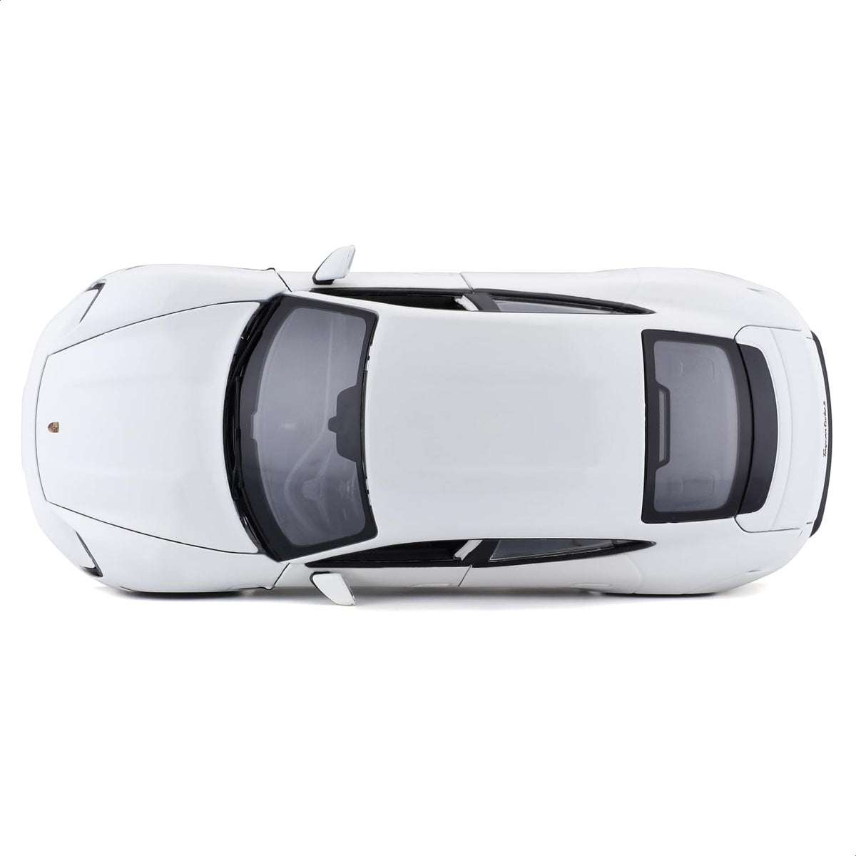 Bburago Porsche Taycan Turbo S White 1:24 Scale Diecast Model