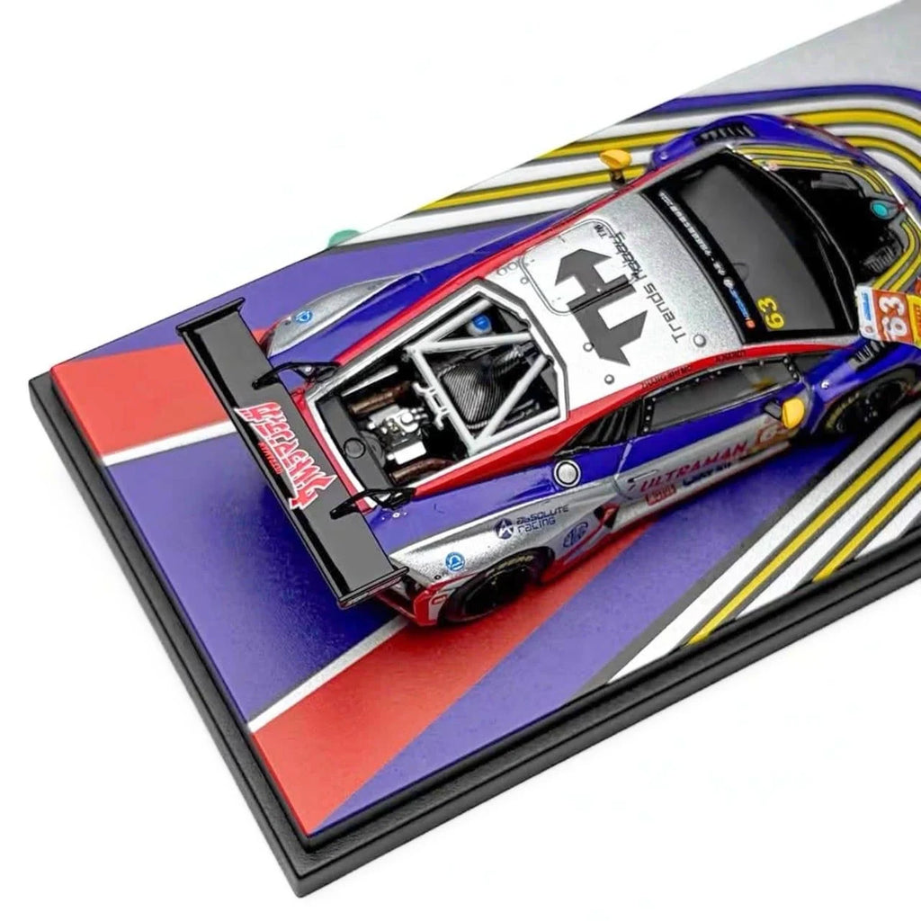 Trends Hobby Lamborghini Huracan GT3 EVO 2 #63 Ultraman China GT 2026 1:64 Diecast Model Car (TH-124)