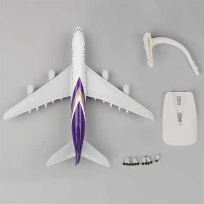 Thai Airways Airbus A380 1:200 Scale Diecast Airplane Model (20cm)