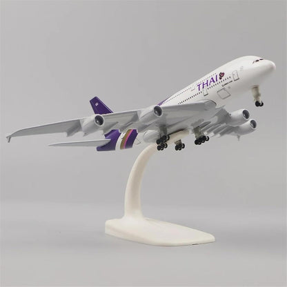 Thai Airways Airbus A380 1:200 Scale Diecast Airplane Model (20cm)
