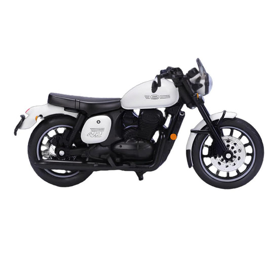 Maisto Jawa 42 Sirius White 1:18 Scale Diecast Motorcycle