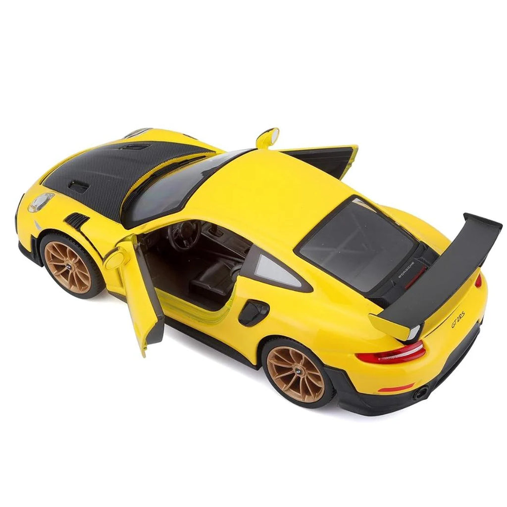 Maisto Porsche 911 GT2 RS Yellow 1:24 Scale Diecast Model