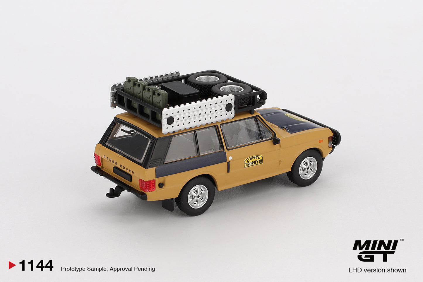MiniGT 1: 64 Range Rover 1981 Camel Trophy Diecast Model