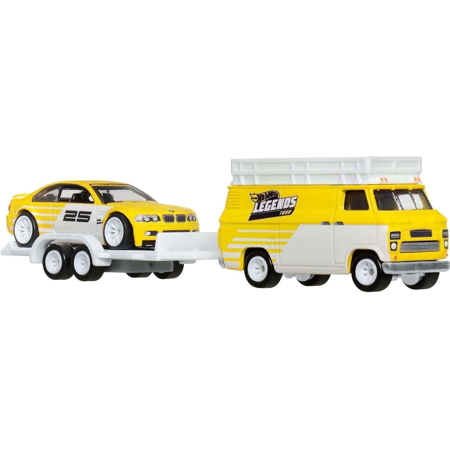 Hot Wheels Legends 2025 HW Rally Hauler with BMW M3 Diecast Model