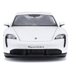 Bburago Porsche Taycan Turbo S White 1:24 Scale Diecast Model