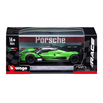 Bburago 1:43 Lamborghini SC63 LMDh Race Car