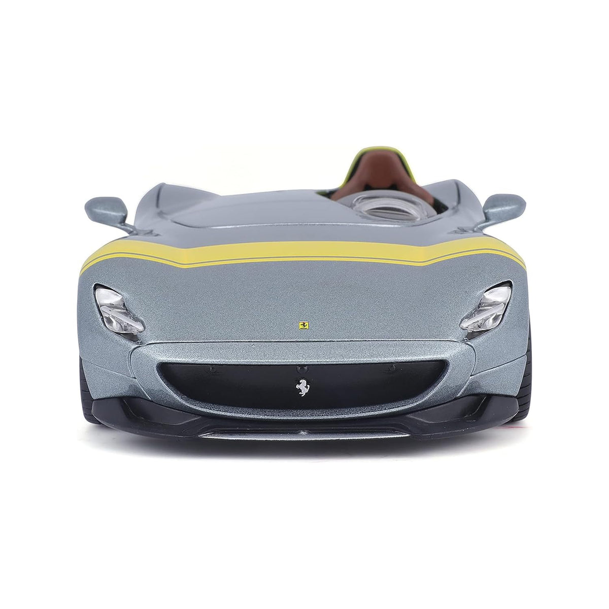 Bburago Ferrari Monza SP1 Silver & Yellow 1:24 Scale Diecast Model