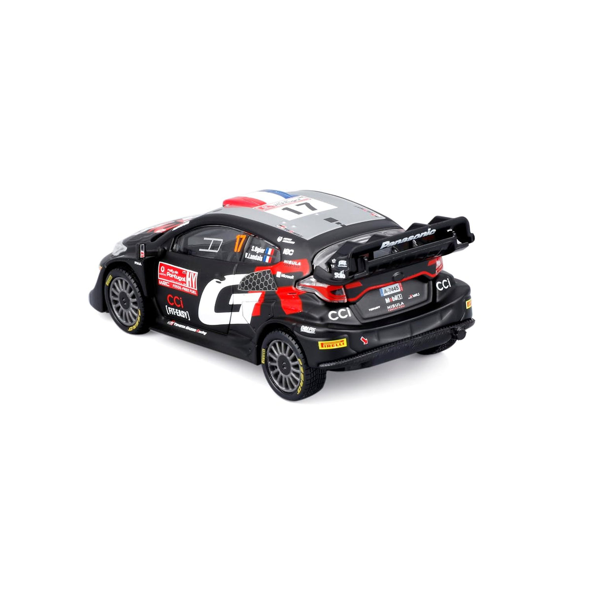 Bburago Toyota GR Yaris Rally 1 Hybrid #17 1:43 Scale Diecast Model
