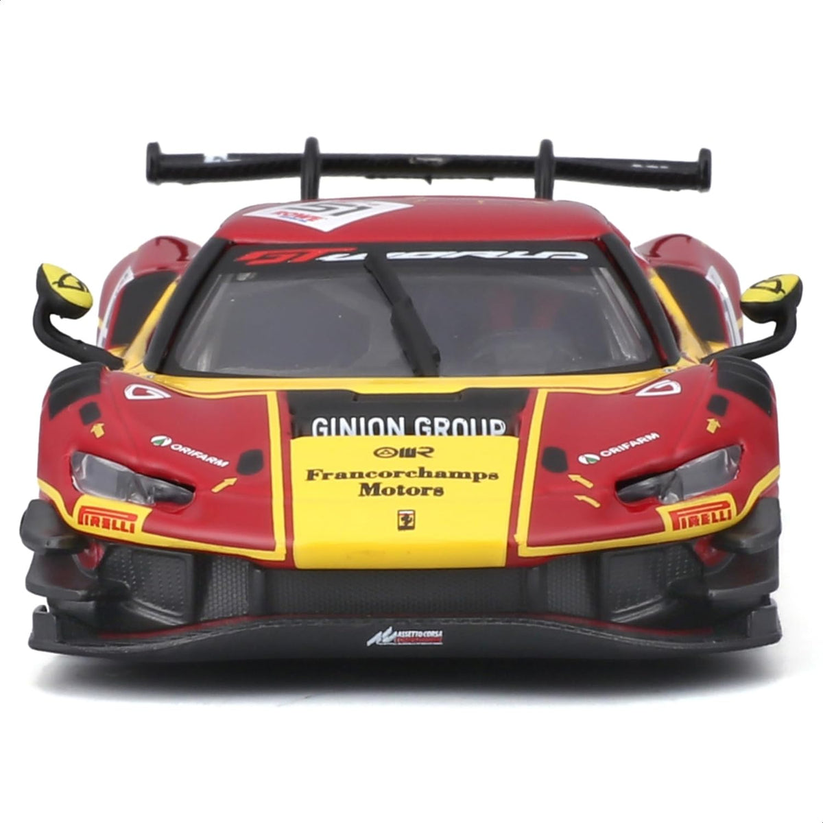 Bburago 2025 Ferrari 296 GT3 #51 1:24 Scale Diecast Model