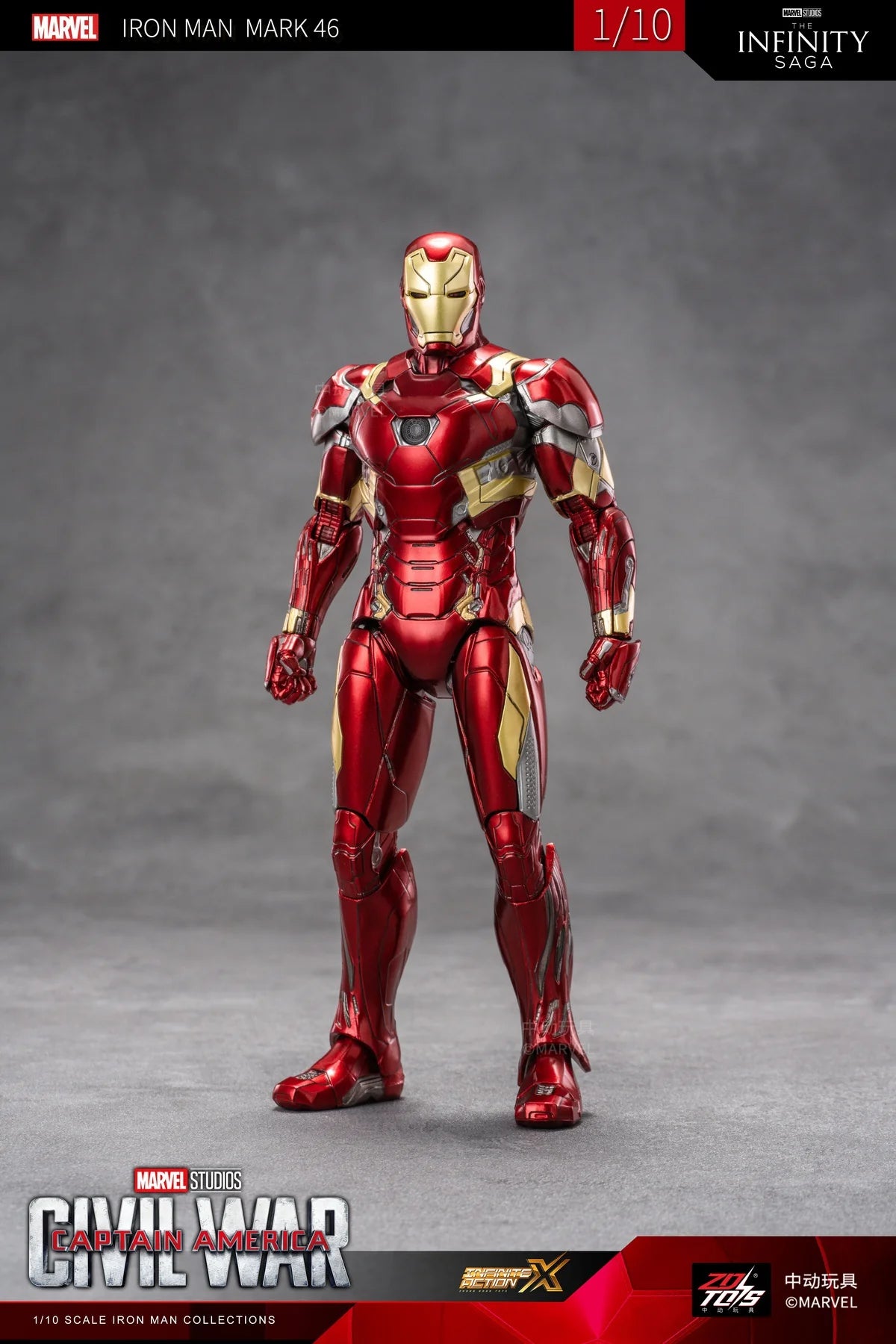 ZD Toys Iron Man Mark 46 Action Figure (Captain America: Civil War)