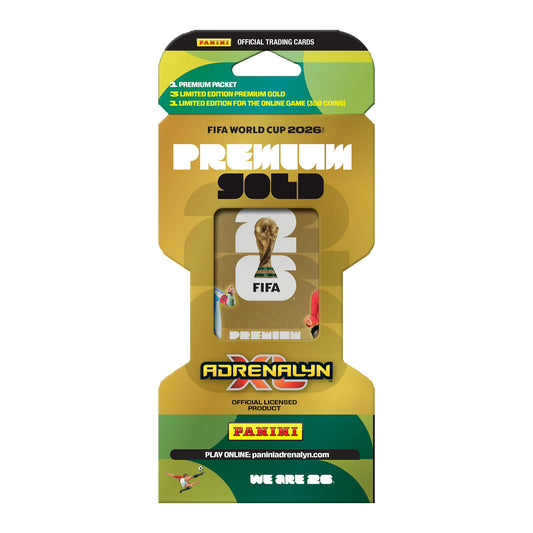 Panini FIFA World Cup 2026 Adrenalyn XL Premium Gold TCG Booster Packet