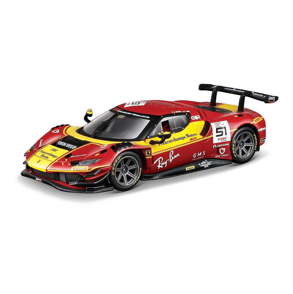 Bburago 2025 Ferrari 296 GT3 #51 1:43 Scale Diecast Model