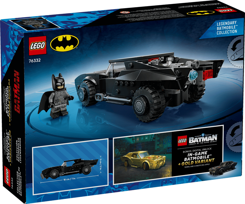 LEGO DC Batman The Batman Batmobile Scale Model Building Set