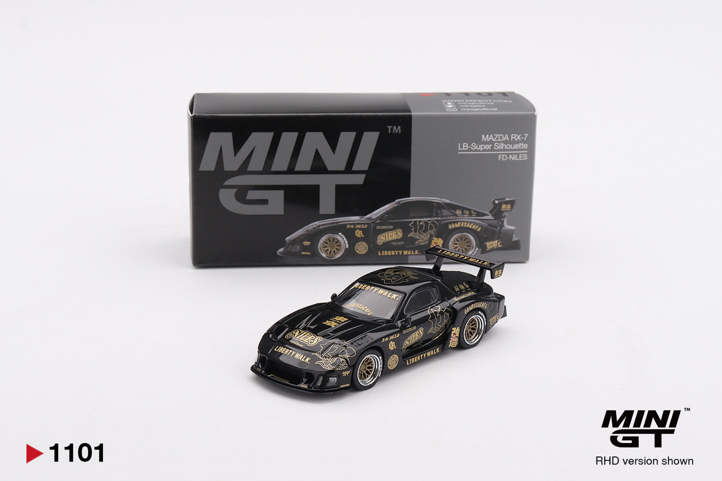 MiniGT 1:64 Mazda RX-7 LB-Super Silhouette FD-NILES Diecast Model