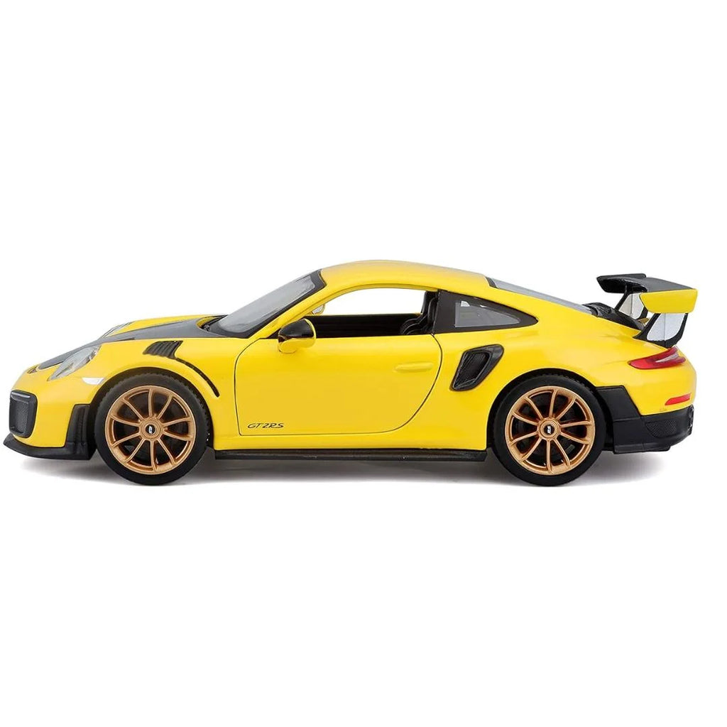 Maisto Porsche 911 GT2 RS Yellow 1:24 Scale Diecast Model