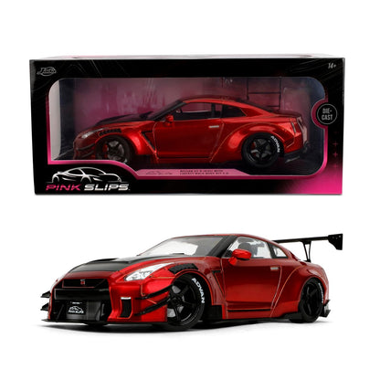 Jada Pink Slips 1:18 Nissan GT-R R35 Liberty Walk Body Kit 1.5 Diecast Model