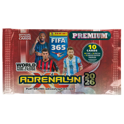 Panini FIFA 365 Adrenalyn XL 2026 Premium Card TCG Booster Packet