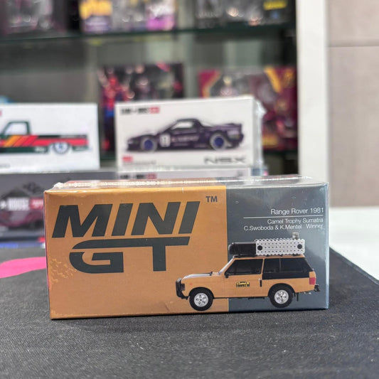 MiniGT 1: 64 Range Rover 1981 Camel Trophy Diecast Model