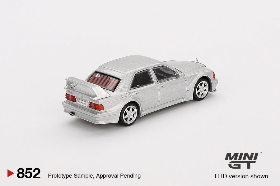 MiniGT 1:64 Mercedes-Benz 190E 2.5-16 Evolution II Astral Silver Diecast Model