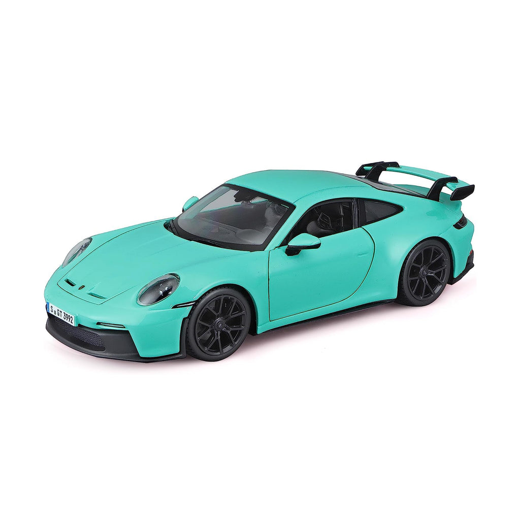 Bburago Porsche 911 GT3 Mint Green 1:24 Scale Diecast Model