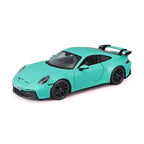 Bburago Porsche 911 GT3 Mint Green 1:24 Scale Diecast Model