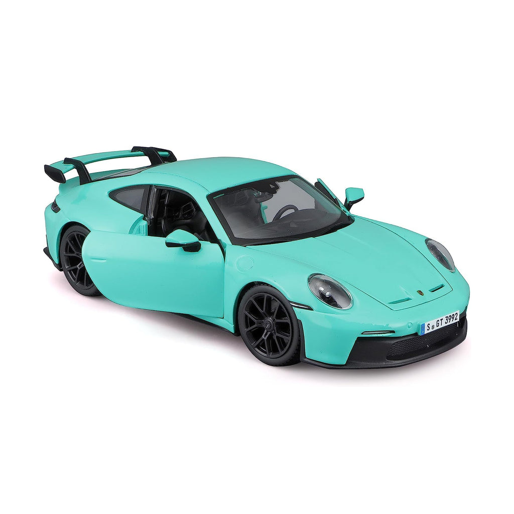 Bburago Porsche 911 GT3 Mint Green 1:24 Scale Diecast Model