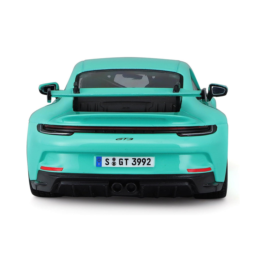 Bburago Porsche 911 GT3 Mint Green 1:24 Scale Diecast Model