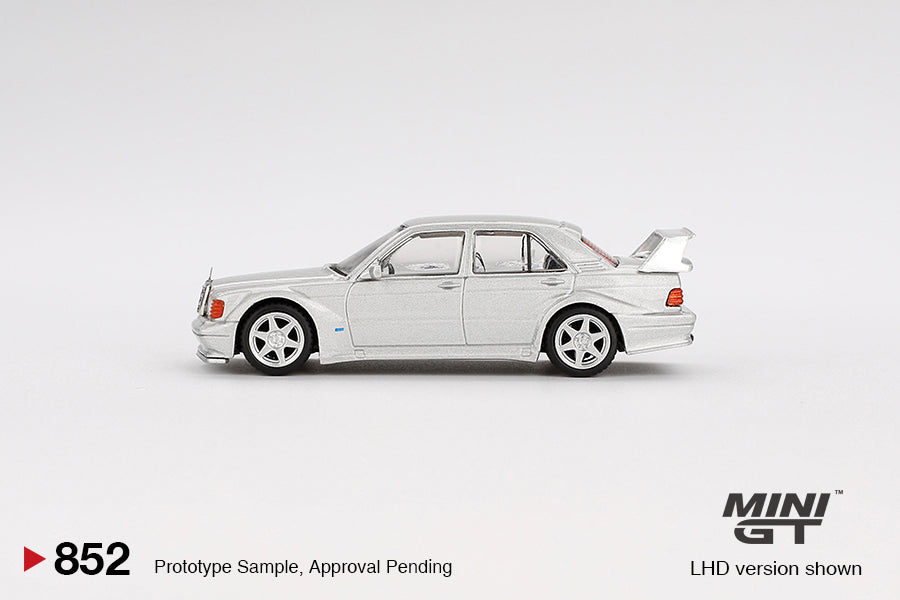MiniGT 1:64 Mercedes-Benz 190E 2.5-16 Evolution II Astral Silver Diecast Model