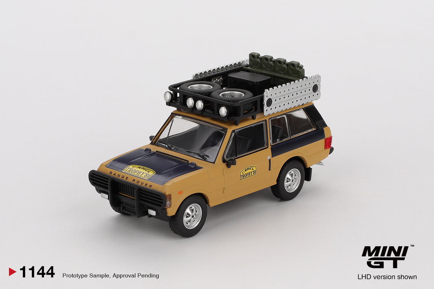 MiniGT 1: 64 Range Rover 1981 Camel Trophy Diecast Model