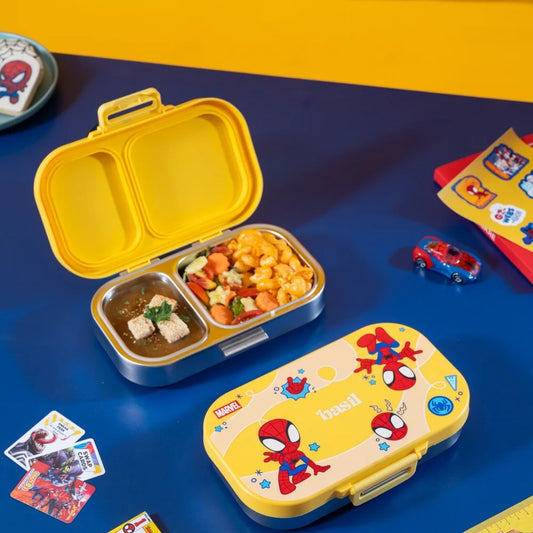 Basil Spiderman Little Websters Bento Ace - 2 Compartment Lunchbox