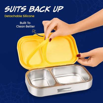 Basil Spiderman Little Websters Bento Ace - 2 Compartment Lunchbox